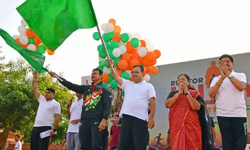 Jaipur: मुख्यमंत्री ने ‘रन फॉर यूनिटी‘ मैराथन को दिखाई हरी झण्डी
