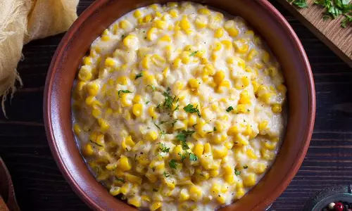 Creamy मीठा मकई पकाने की विधि