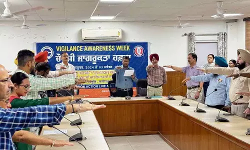 Jalandhar: भ्रष्टाचार विरोधी शपथ समारोह का आयोजन