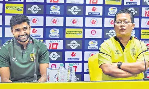 ISL 2024-25: हैदराबाद एफसी का अगला मुकाबला मोहन बागान से ISL 2024-25: हैदराबाद एफसी का अगला मुकाबला मोहन बागान से