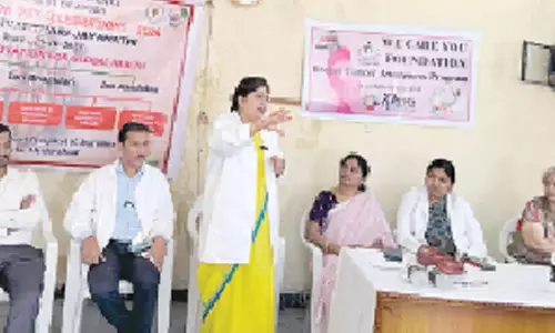 Telangana: स्तन कैंसर से लड़ने में जागरूकता महत्वपूर्ण Telangana: स्तन कैंसर से लड़ने में जागरूकता महत्वपूर्ण