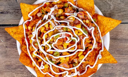 Nacho और कॉर्न चाट रेसिपी Nacho और कॉर्न चाट रेसिपी