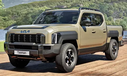 Kia ने पहला पिकअप ट्रक पेश किया Kia ने पहला पिकअप ट्रक पेश किया