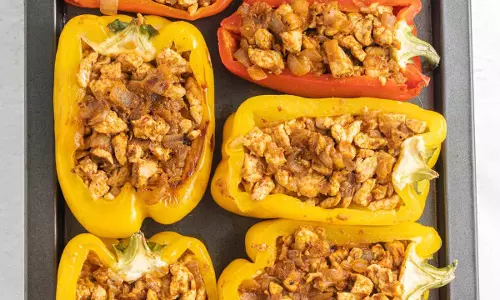 Fajita भरवां मिर्च रेसिपी