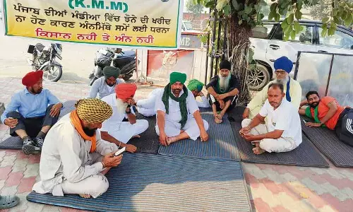 Jalandhar: किसानों का अनिश्चितकालीन धरना 9वें दिन में प्रवेश कर गया