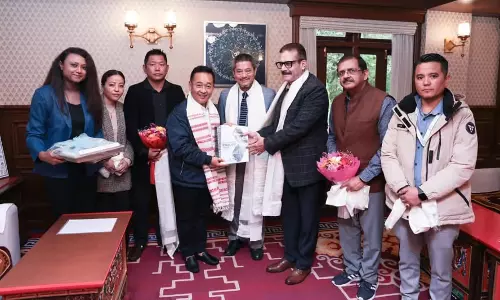 Sikkim के मुख्यमंत्री ने नॉर्थ ईस्ट विजन 2047 टीम का स्वागत किया