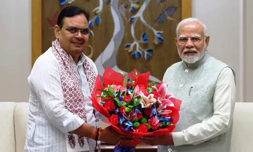 Jaipur: मुख्यमंत्री भजनलाल शर्मा ने की प्रधानमंत्री से मुलाकात Jaipur: मुख्यमंत्री भजनलाल शर्मा ने की प्रधानमंत्री से मुलाकात