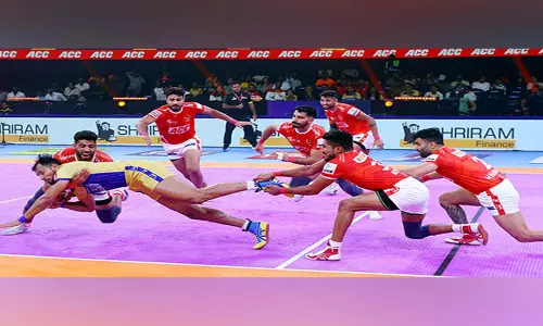 PKL: नरेंद्र कंडोला के शानदार प्रदर्शन से तमिल थलाइवाज ने गुजरात जाइंट्स को हराया