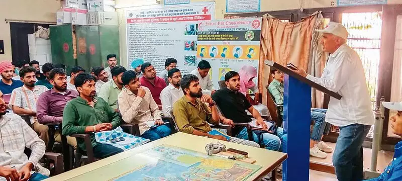 Haryana : रेड क्रॉस ने कंडक्टरों को प्राथमिक चिकित्सा का प्रशिक्षण दिया