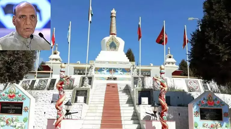 Arunachal  : राजनाथ सिंह अरुणाचल प्रदेश में युद्ध स्मारक और सरदार पटेल की प्रतिमा का उद्घाटन करेंगे