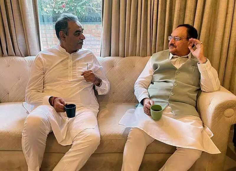 Jagat Prakash Nadda ने संजय टंडन की मां के निधन पर शोक व्यक्त किया