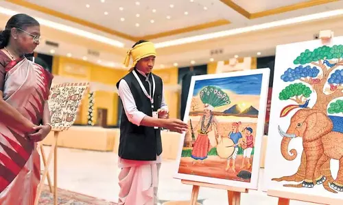 Telangana के आदिवासी कलाकारों को राष्ट्रपति पुरस्कार Telangana के आदिवासी कलाकारों को राष्ट्रपति पुरस्कार