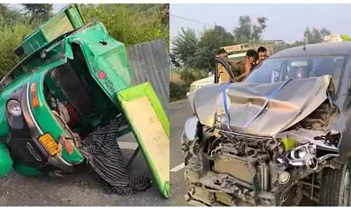 6 मौतें: दिवाली मनाने घर जा रहे थे...पिकअप ने ऑटो को मार दी टक्कर