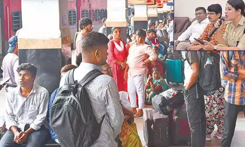 Secunderabad रेलवे स्टेशन पर यात्रियों की संख्या में भारी वृद्धि देखी