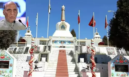 Arunachal  : राजनाथ सिंह अरुणाचल प्रदेश में युद्ध स्मारक और सरदार पटेल की प्रतिमा का उद्घाटन करेंगे