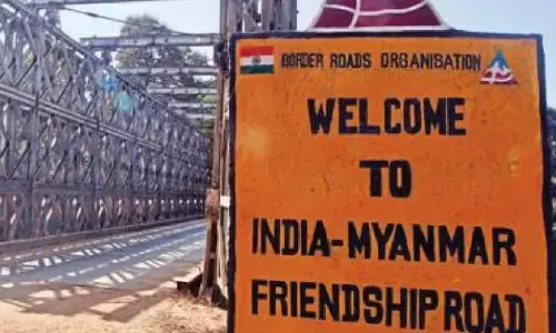 Nagaland : भारत-म्यांमार सीमा पर प्रस्तावित बाड़ लगाने के खिलाफ एनआईपीएफ और ज़ोरो की रैली