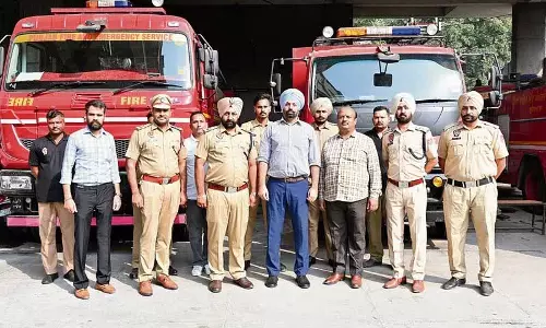 Ludhiana: फायर ब्रिगेड मुख्यालय का निरीक्षण कर तैयारियों का जायजा लिया
