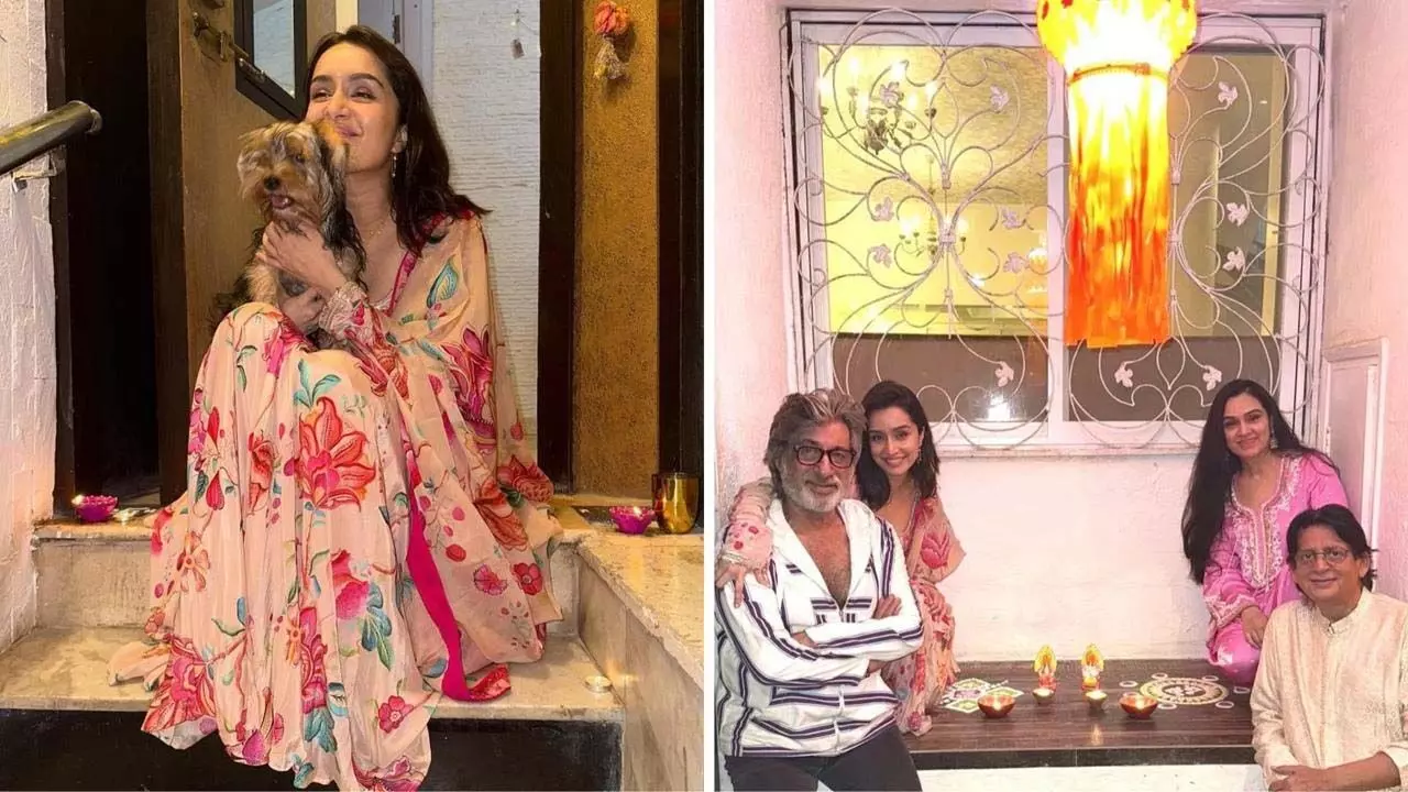 Shraddha Kapoor की दिवाली: हार्दिक पारिवारिक तस्वीरे