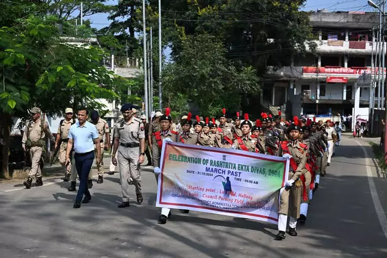 Assam : हाफलोंग में उत्साहपूर्ण मार्च और राष्ट्रीय अखंडता के प्रति प्रतिबद्धता के साथ राष्ट्रीय एकता दिवस मनाया गया