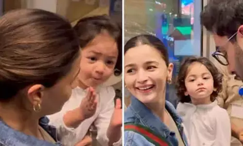 Kapoor family  एक साथ बाहर आया और राहा आलिया की गोद में नजर आए