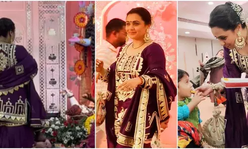 Rani Mukerji ने बच्चों के साथ मनाई दिवाली पूजा