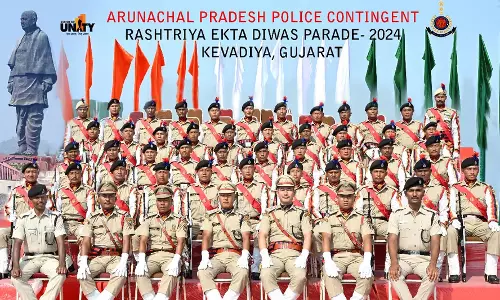 Arunachal पुलिस दल को गुजरात में राष्ट्रीय एकता परेड में उत्कृष्ट प्रदर्शन Arunachal पुलिस दल को गुजरात में राष्ट्रीय एकता परेड में उत्कृष्ट प्रदर्शन