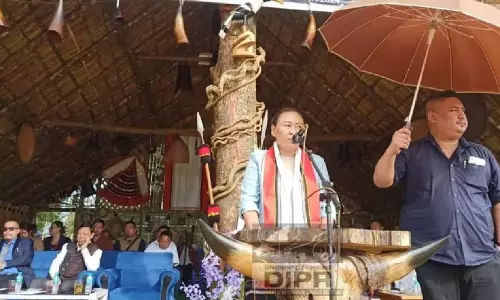 Nagaland : नजाऊ गांव में सांस्कृतिक उत्साह के साथ चेगा-गादी सह मिनी हॉर्नबिल महोत्सव शुरू Nagaland : नजाऊ गांव में सांस्कृतिक उत्साह के साथ चेगा-गादी सह मिनी हॉर्नबिल महोत्सव शुरू