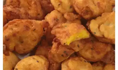 Raw केले के पकौड़े रेसिपी