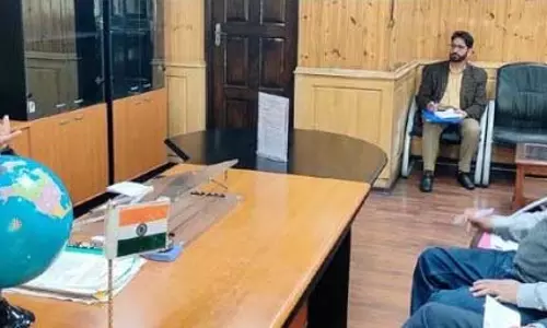 प्रोटेम स्पीकर ने VC SDA के साथ विकास मुद्दों पर चर्चा की
