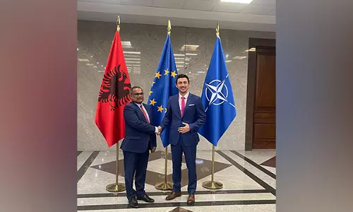 भारत और Albania के बीच सकारात्मक द्विपक्षीय विचार-विमर्श