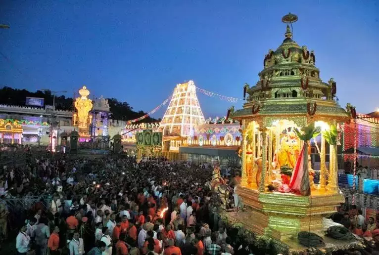 13 नवंबर को Tirumala में उग्रा श्रीनिवास मूर्ति का कैसिका द्वादशी जुलूस