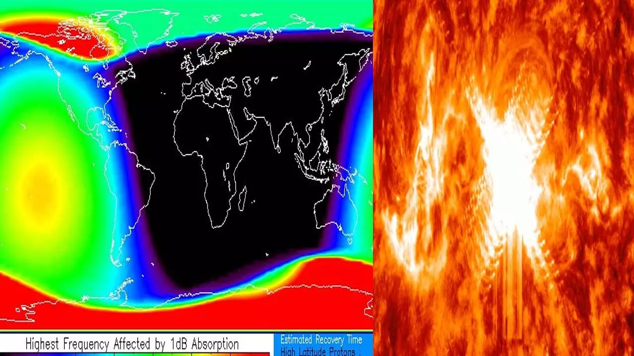 सूर्य से X-class हेलोवीन सौर ज्वाला फूटी, रेडियो ब्लैकआउट हुआ