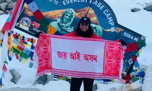 Everest Base Camp तक पहुँचने वाली मार्गेरिटा की पहली असमिया महिला बनीं Everest Base Camp तक पहुँचने वाली मार्गेरिटा की पहली असमिया महिला बनीं