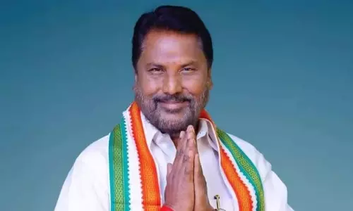 कांग्रेस विधायक अदलुरी लक्ष्मण ने CM Revanth Reddy पर भाजपा नेता के दावों की निंदा की कांग्रेस विधायक अदलुरी लक्ष्मण ने CM Revanth Reddy पर भाजपा नेता के दावों की निंदा की