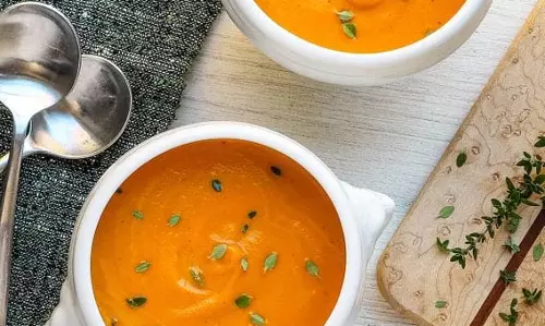 Carrot और बादाम सूप रेसिपी