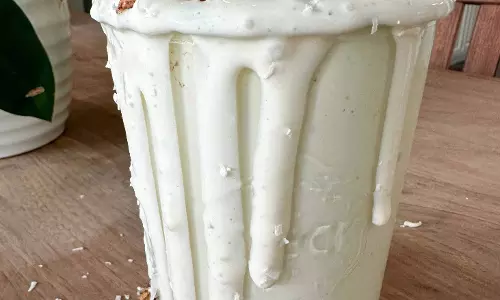 Creamy नारियल स्मूदी रेसिपी
