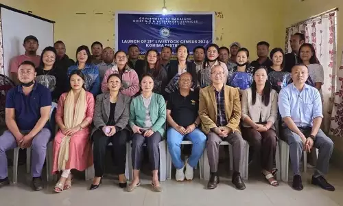 Nagaland : कोहिमा के लिए 21वीं पशुधन जनगणना 2024 शुरू की गई Nagaland : कोहिमा के लिए 21वीं पशुधन जनगणना 2024 शुरू की गई