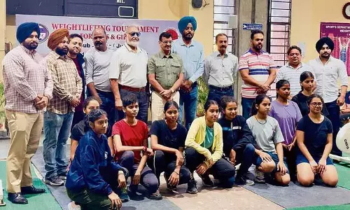 Chandigarh: अर्शिया गोस्वामी ने खेल विभाग मीट में भारोत्तोलन में स्वर्ण जीता Chandigarh: अर्शिया गोस्वामी ने खेल विभाग मीट में भारोत्तोलन में स्वर्ण जीता