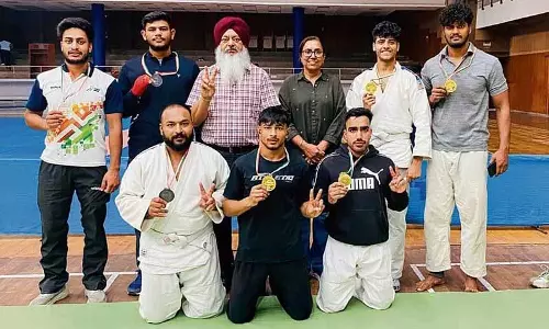 SGGS कॉलेज के जूडोकाओं ने ओवरऑल ट्रॉफी जीती
