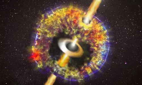 Astronomers: 2 न्यूट्रॉन तारों के बीच (जन्म परमाणु) हुई विशाल टक्कर देखी