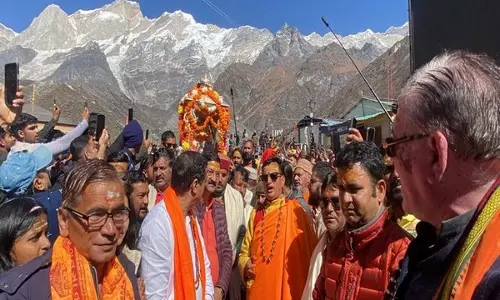 Uttarakhand: पंचमुखी मूर्ति अंतिम अनुष्ठान के लिए केदारनाथ पहुंची, मंदिर सर्दियों के लिए बंद