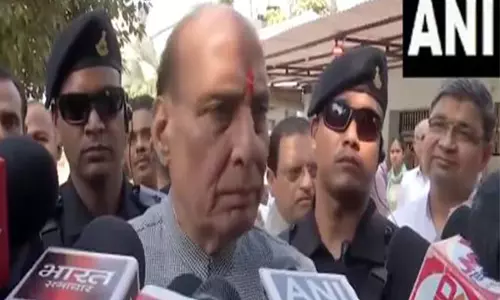 Rajnath Singh ने उच्च तकनीक में मजबूत पैर जमाने पर जोर दिया