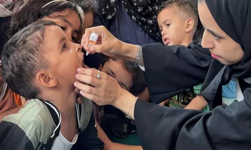 उत्तरी Gaza में पोलियो टीकाकरण अभियान फिर से शुरू होगा: डब्ल्यूएचओ-यूनिसेफ