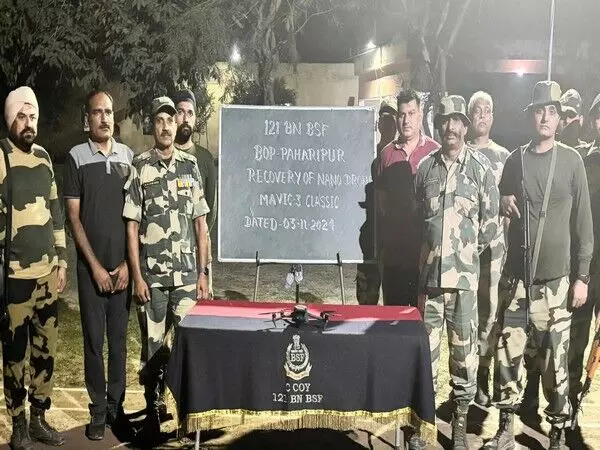 BSF ने अलग-अलग घटनाओं में पाकिस्तानी ड्रोन और हेरोइन बरामद की