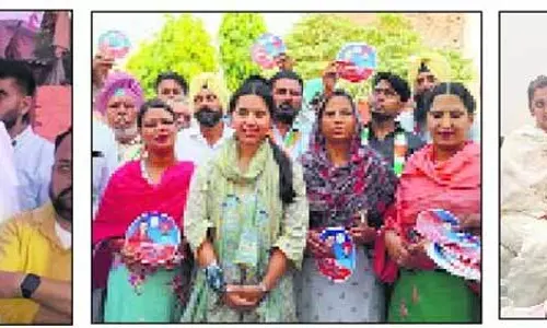 Gidderbaha के उम्मीदवारों के बच्चों ने भी खूब पसीना बहाया