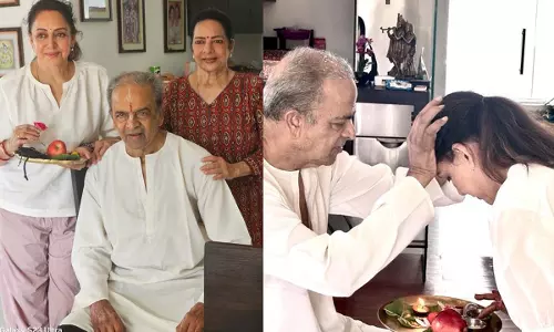 Hema Malini ने चेन्नई में अपने भाई दूज समारोह की एक झलक साझा Hema Malini ने चेन्नई में अपने भाई दूज समारोह की एक झलक साझा