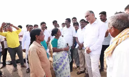 कांग्रेस सरकार धान, कपास, मक्का को MSP देने में विफल रही: Harish Rao कांग्रेस सरकार धान, कपास, मक्का को MSP देने में विफल रही: Harish Rao