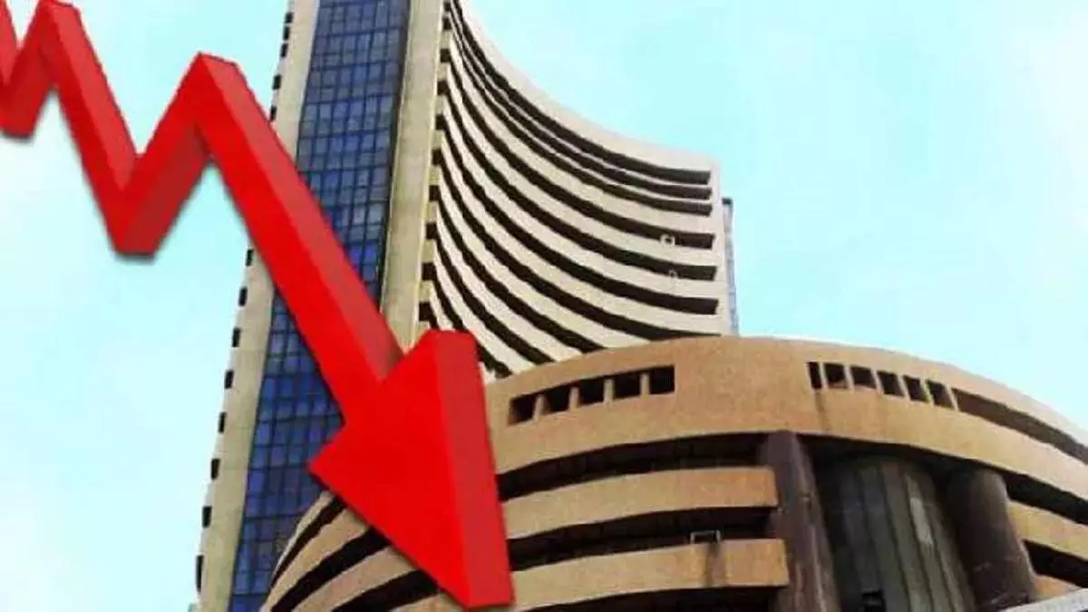 शेयर बाजार में तबाही, बड़ी गिरावट देखने को मिली, Sensex 1000 पॉइन्ट धड़ाम