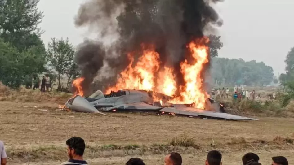 वायुसेना MiG-29 लड़ाकू विमान क्रैश अपडेट, रक्षा अधिकारियों ने दी बड़ी जानकारी