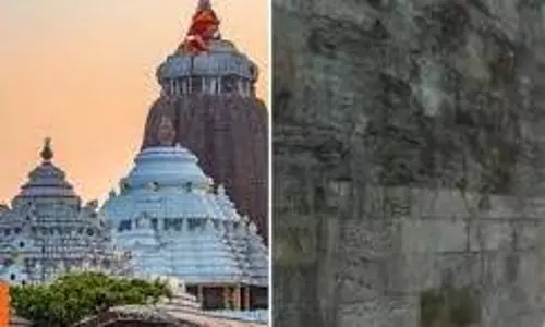 Bhubaneswar: जगन्नाथ मंदिर की चारदीवारी में दरारें नज़र आई Bhubaneswar: जगन्नाथ मंदिर की चारदीवारी में दरारें नज़र आई
